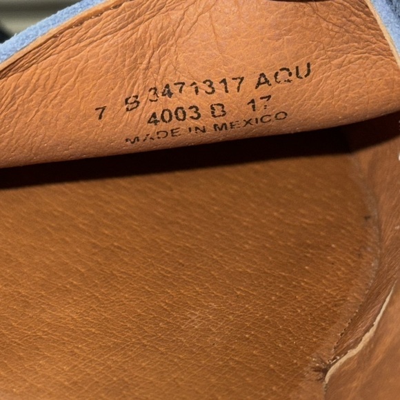 Frye Helena Suede A Line Moccasin Flat Loafer - Picture 7 of 9